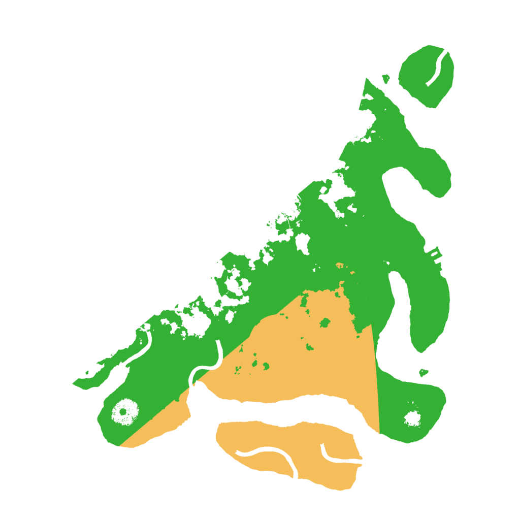 Biome Rust Map: Procedural Map, Size: 3000, Seed: 23269