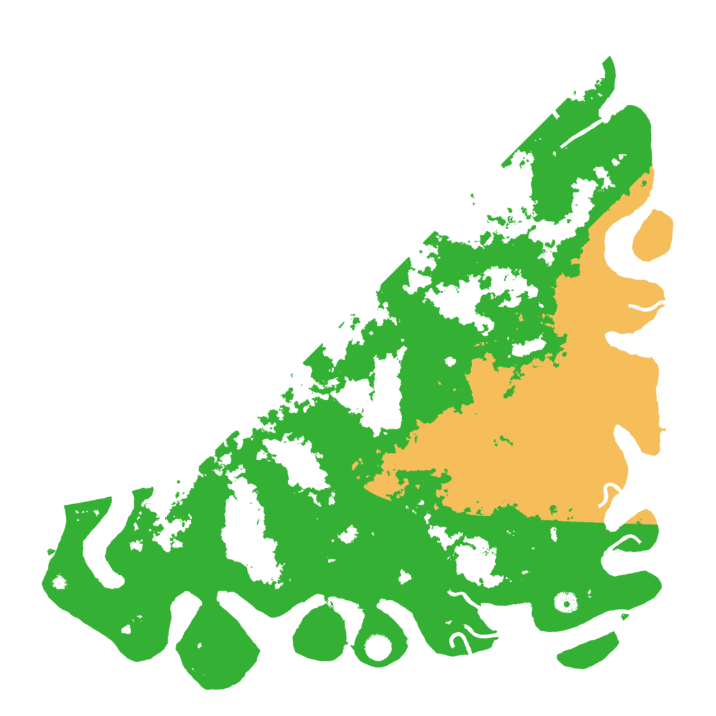 Biome Rust Map: Procedural Map, Size: 4800, Seed: 64567