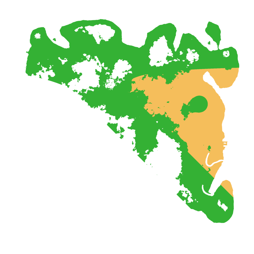 Biome Rust Map: Procedural Map, Size: 4000, Seed: 43441
