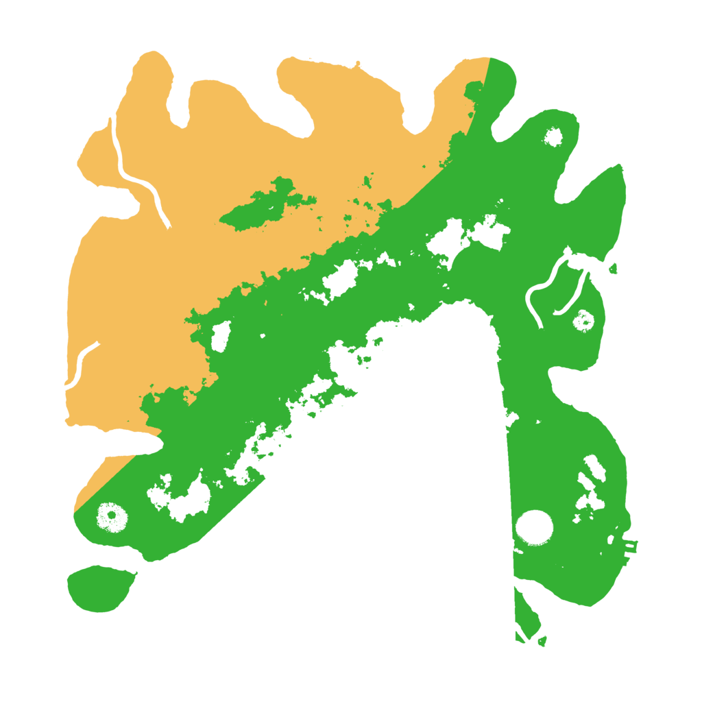 Biome Rust Map: Procedural Map, Size: 3500, Seed: 289861542