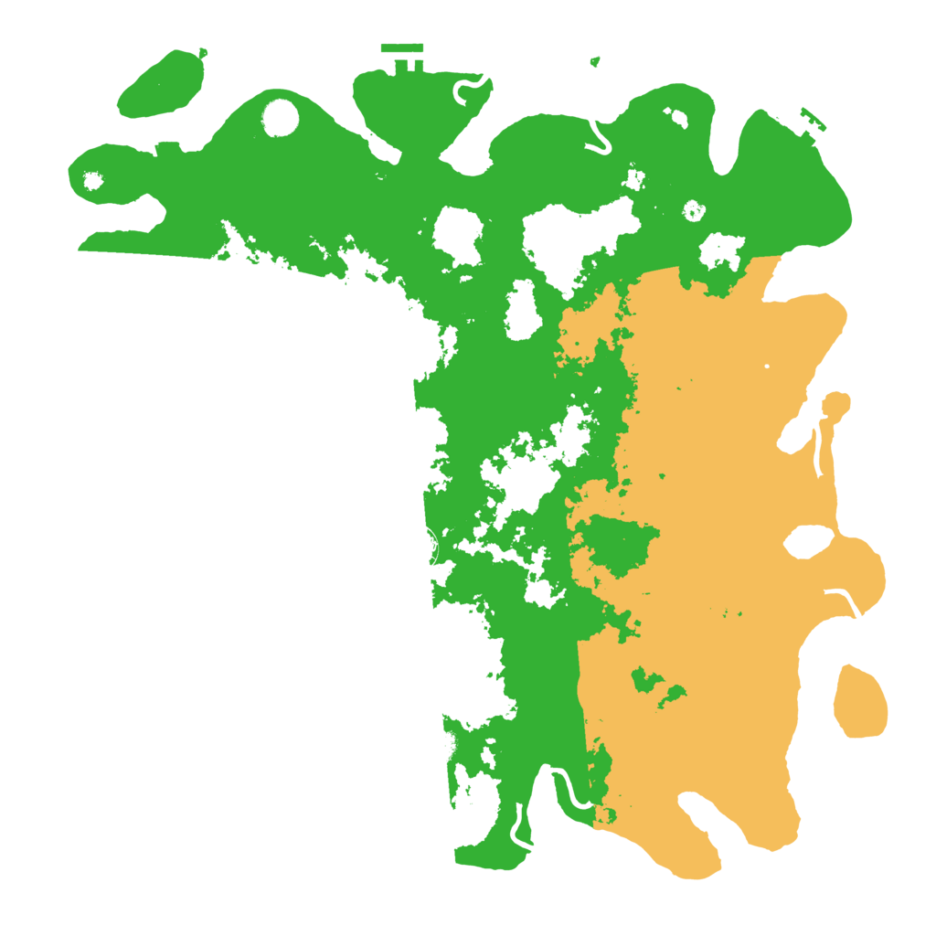 Biome Rust Map: Procedural Map, Size: 4500, Seed: 46261