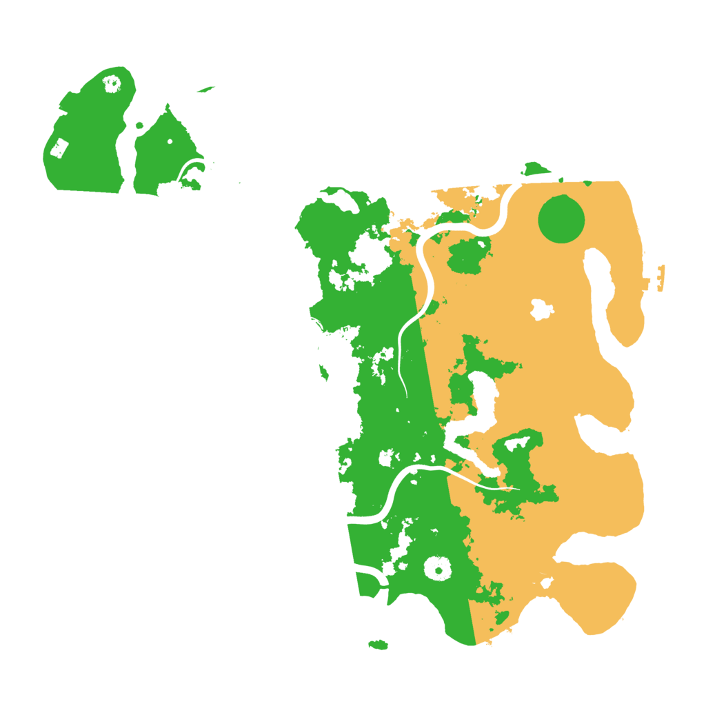 Biome Rust Map: Procedural Map, Size: 4000, Seed: 405163