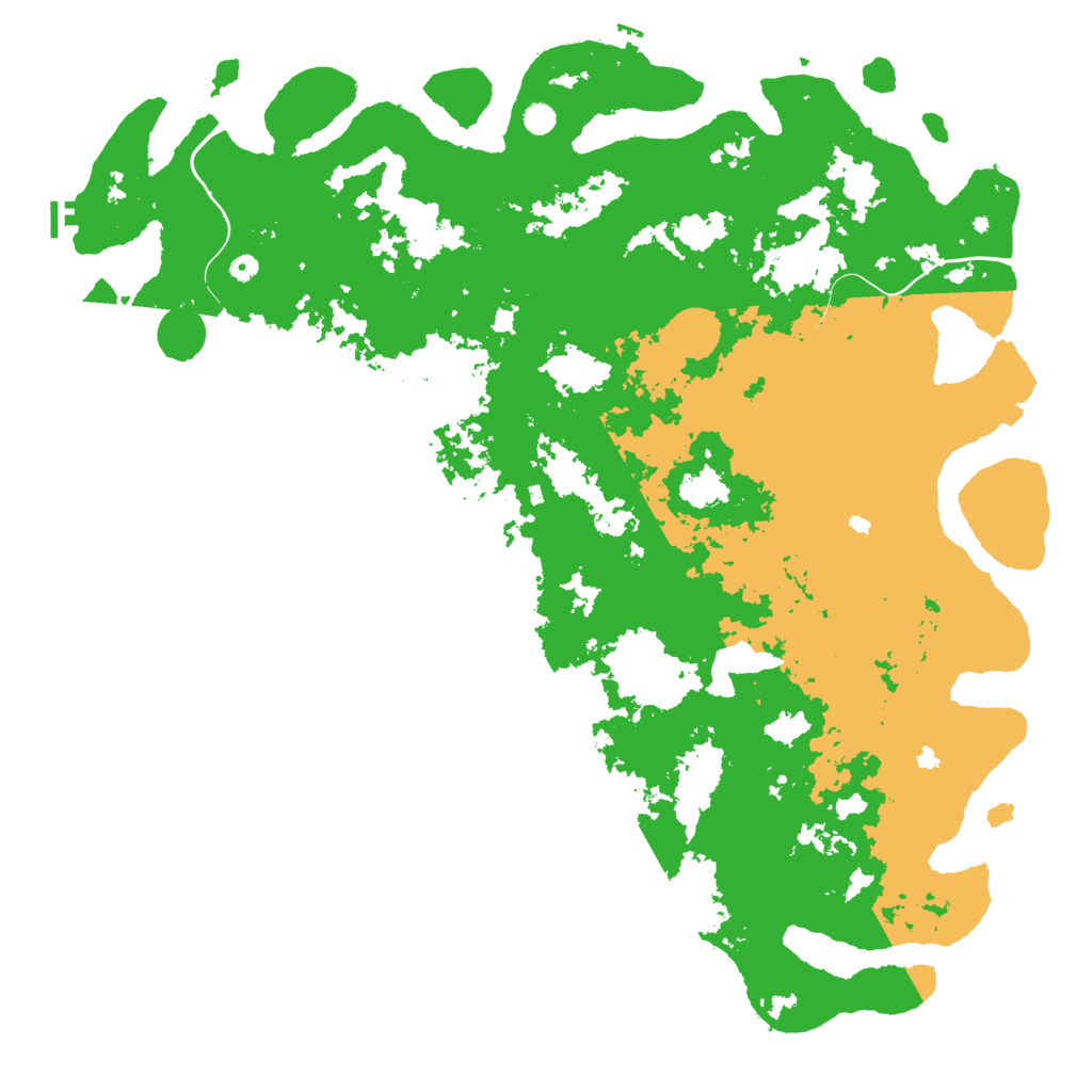 Biome Rust Map: Procedural Map, Size: 6000, Seed: 137197