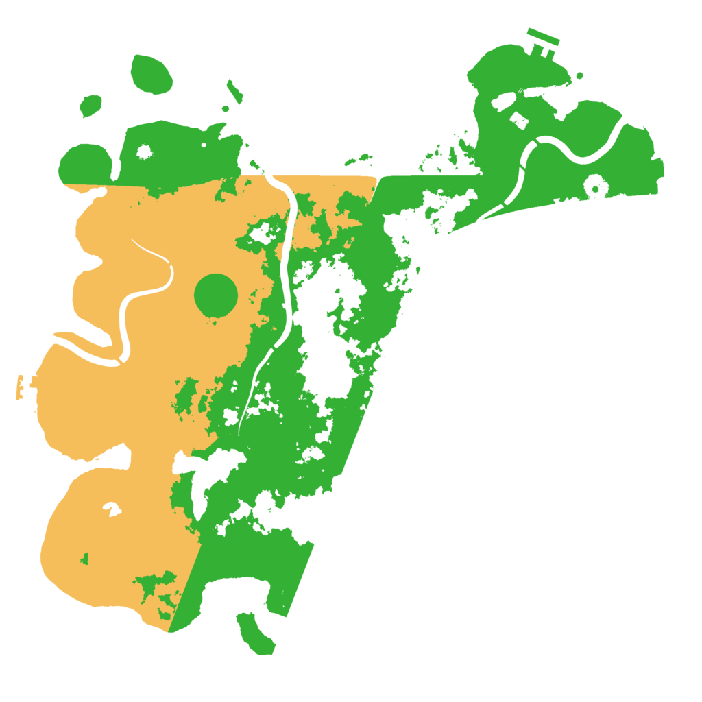 Biome Rust Map: Procedural Map, Size: 4250, Seed: 421377634