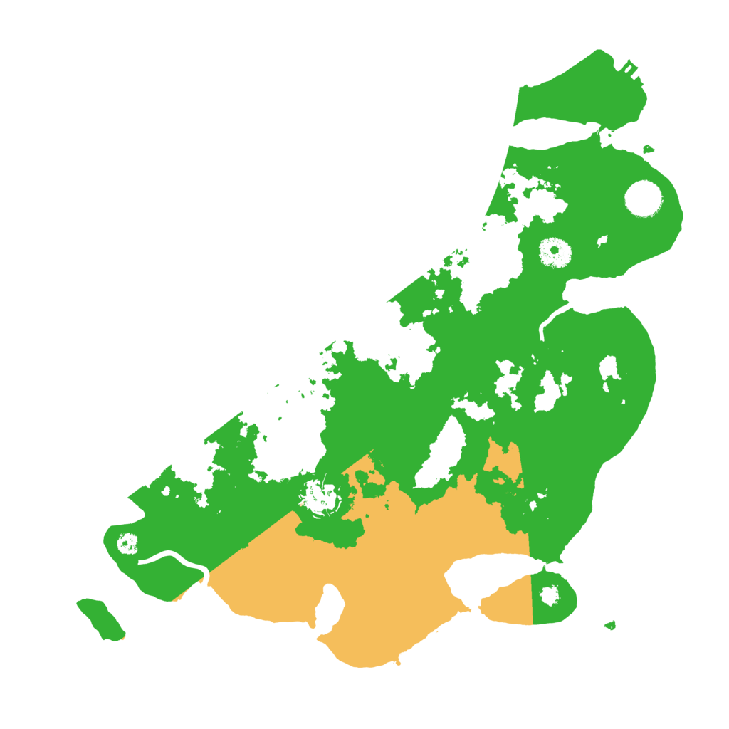 Biome Rust Map: Procedural Map, Size: 3500, Seed: 62241910
