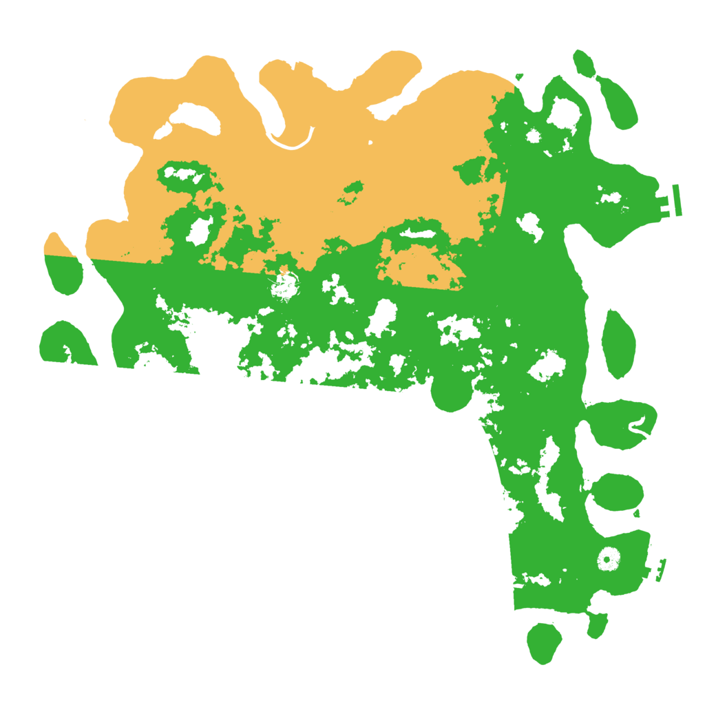 Biome Rust Map: Procedural Map, Size: 4500, Seed: 1273293720