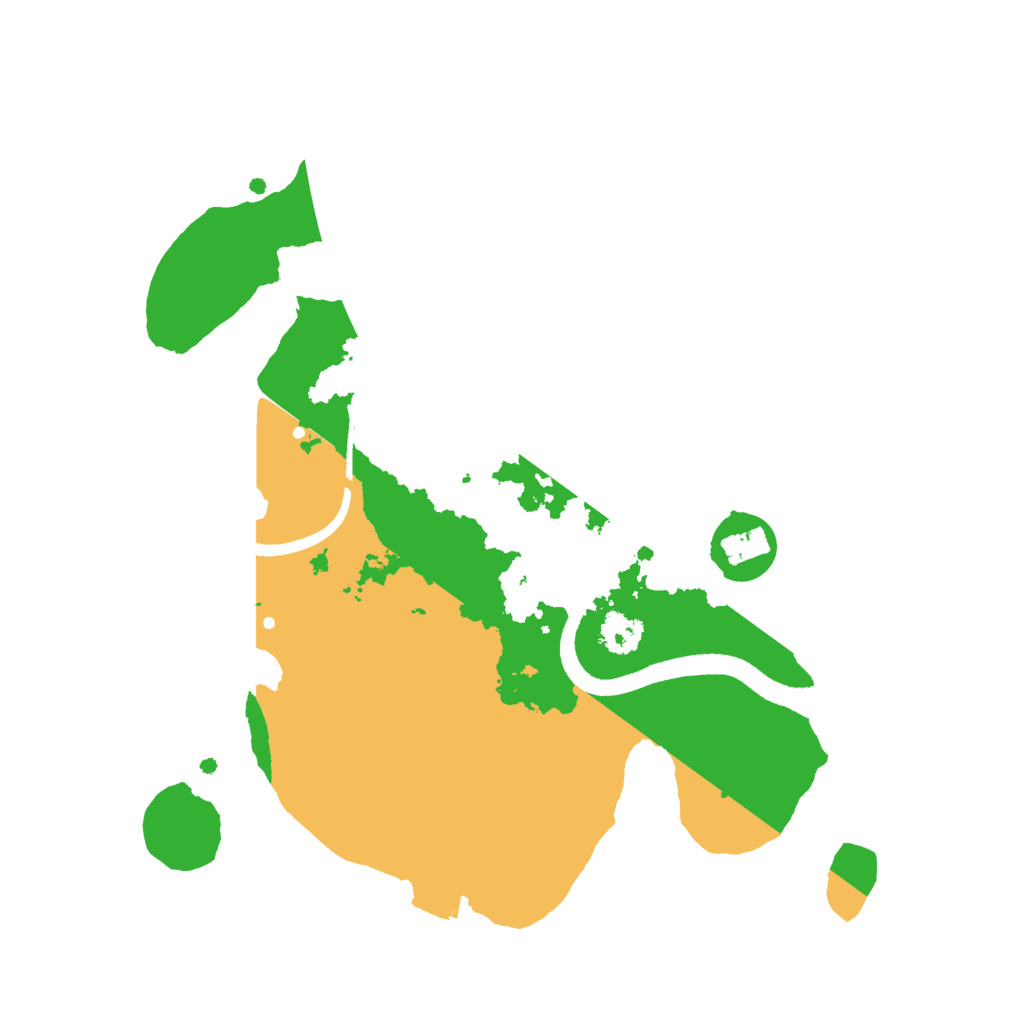Biome Rust Map: Procedural Map, Size: 2500, Seed: 987654