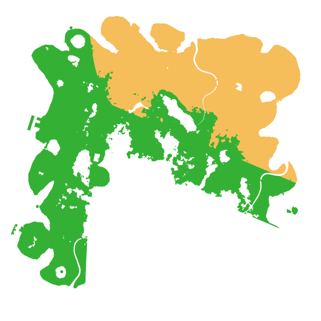 Biome Rust Map: Procedural Map, Size: 4250, Seed: 15638402