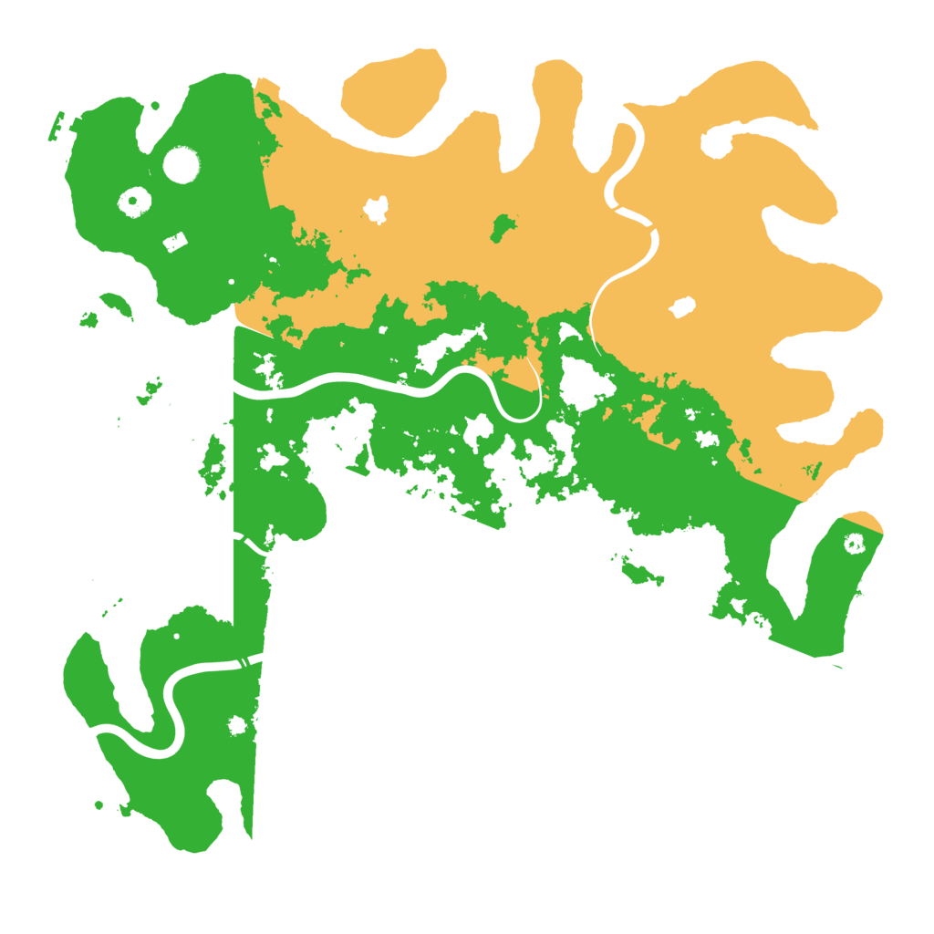 Biome Rust Map: Procedural Map, Size: 4500, Seed: 985405364