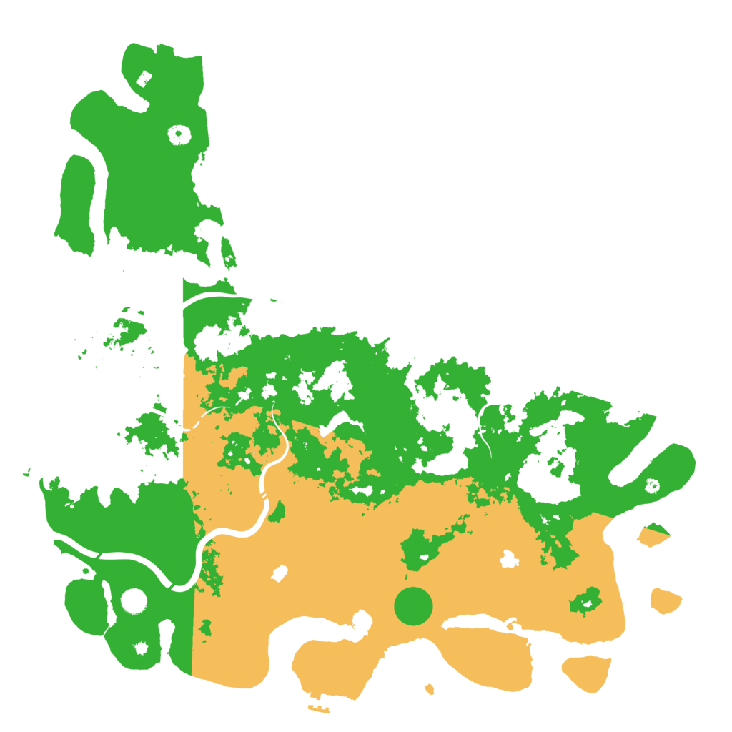 Biome Rust Map: Procedural Map, Size: 5000, Seed: 842571