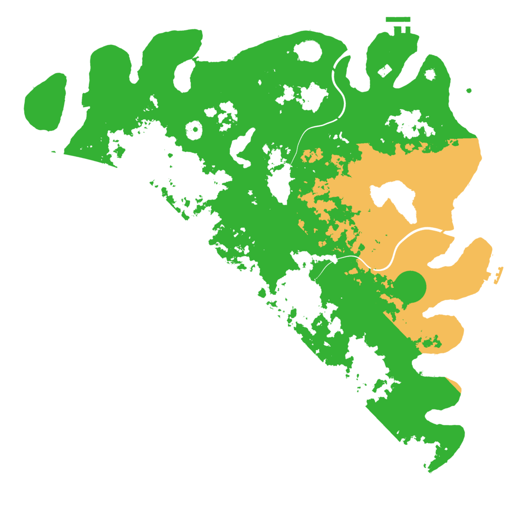 Biome Rust Map: Procedural Map, Size: 4250, Seed: 1285553673