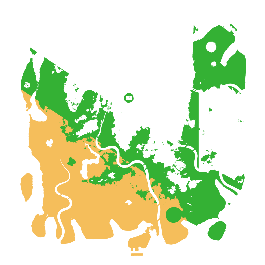 Biome Rust Map: Procedural Map, Size: 4500, Seed: 56632