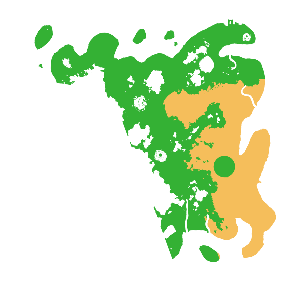 Biome Rust Map: Procedural Map, Size: 3650, Seed: 720739456