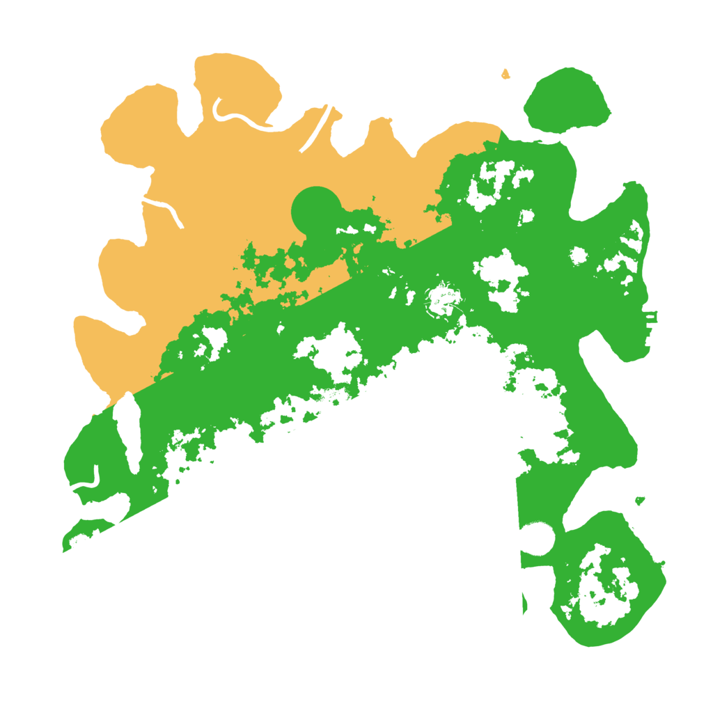 Biome Rust Map: Procedural Map, Size: 3700, Seed: 309077596