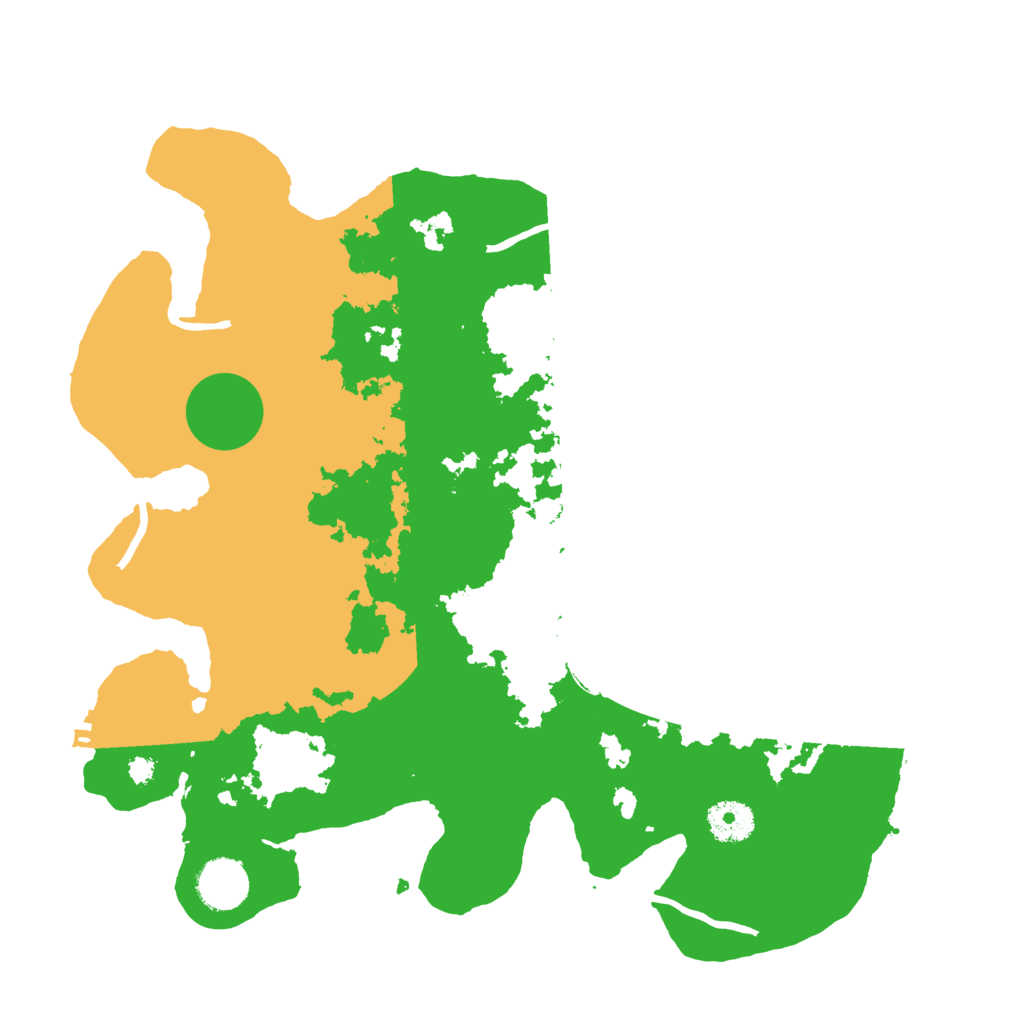Biome Rust Map: Procedural Map, Size: 3500, Seed: 84624687