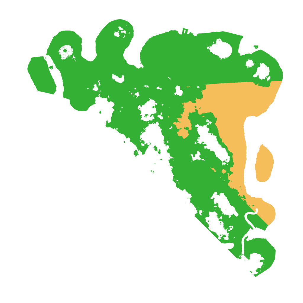 Biome Rust Map: Procedural Map, Size: 3500, Seed: 1181404306