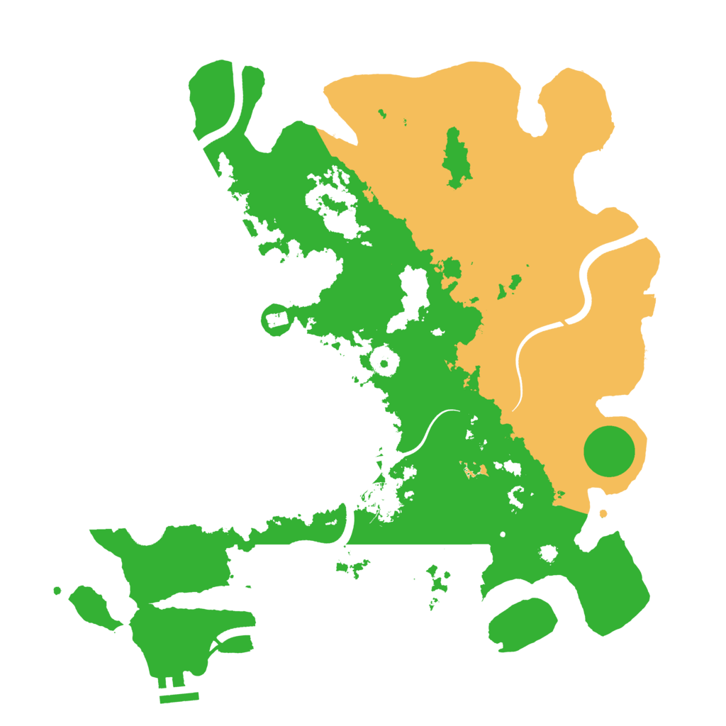 Biome Rust Map: Procedural Map, Size: 3750, Seed: 5965562
