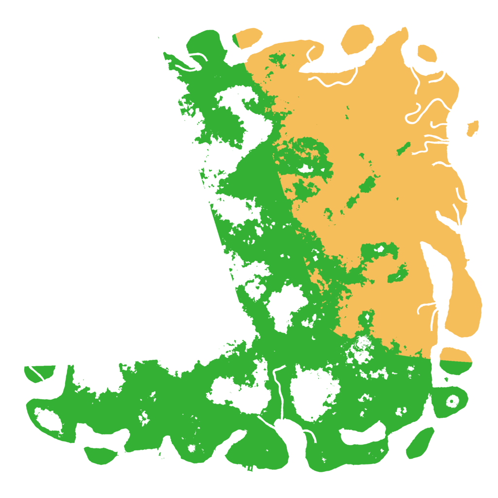 Biome Rust Map: Procedural Map, Size: 6000, Seed: 846987419