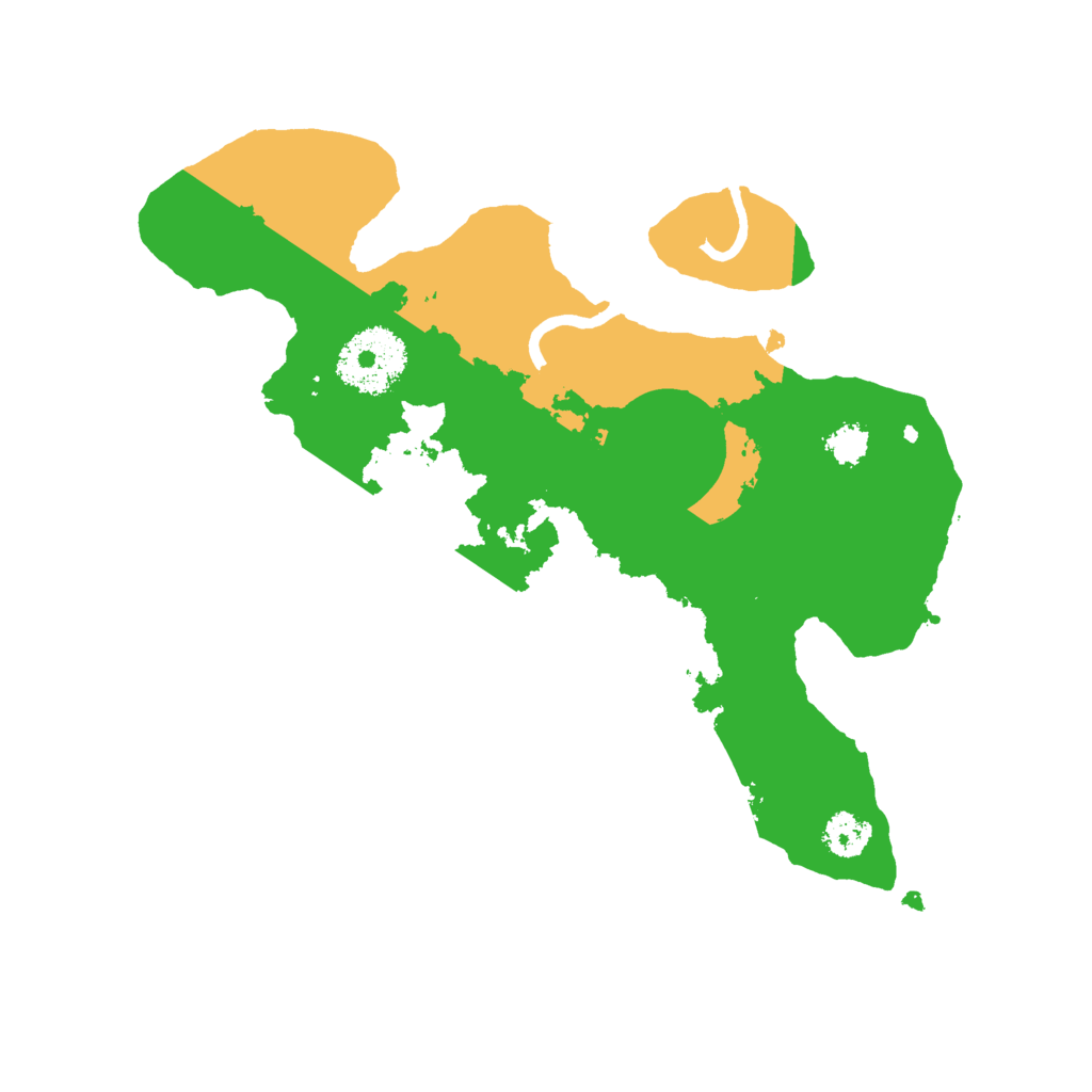 Biome Rust Map: Procedural Map, Size: 2500, Seed: 3900