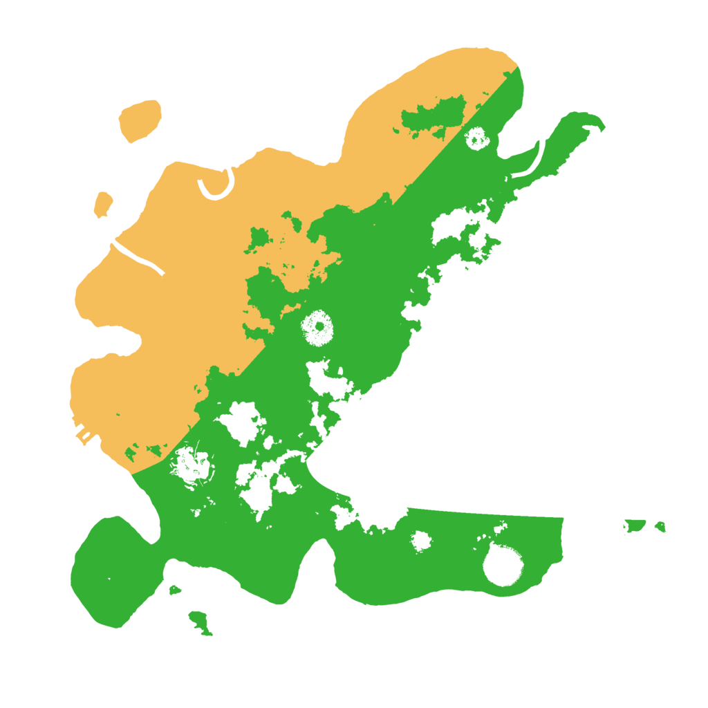 Biome Rust Map: Procedural Map, Size: 3200, Seed: 558762
