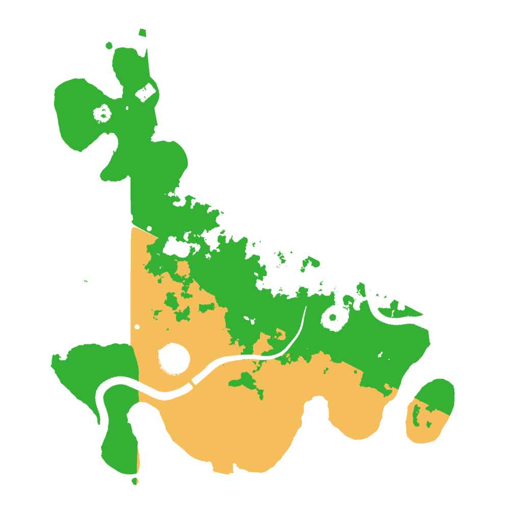 Biome Rust Map: Procedural Map, Size: 3000, Seed: 2067654580