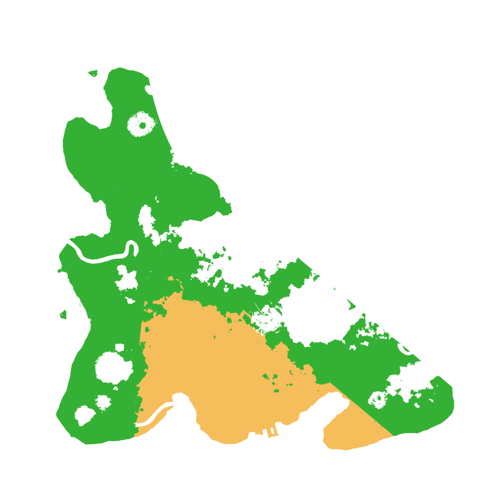 Biome Rust Map: Procedural Map, Size: 3000, Seed: 7036249