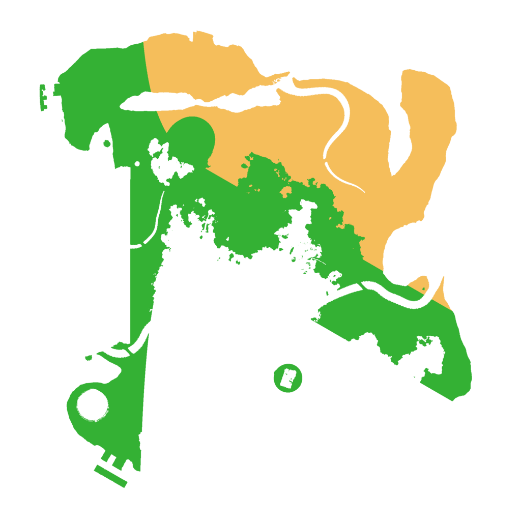 Biome Rust Map: Procedural Map, Size: 3000, Seed: 970060112
