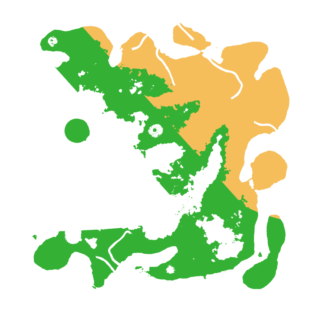 Biome Rust Map: Procedural Map, Size: 3500, Seed: 846460327