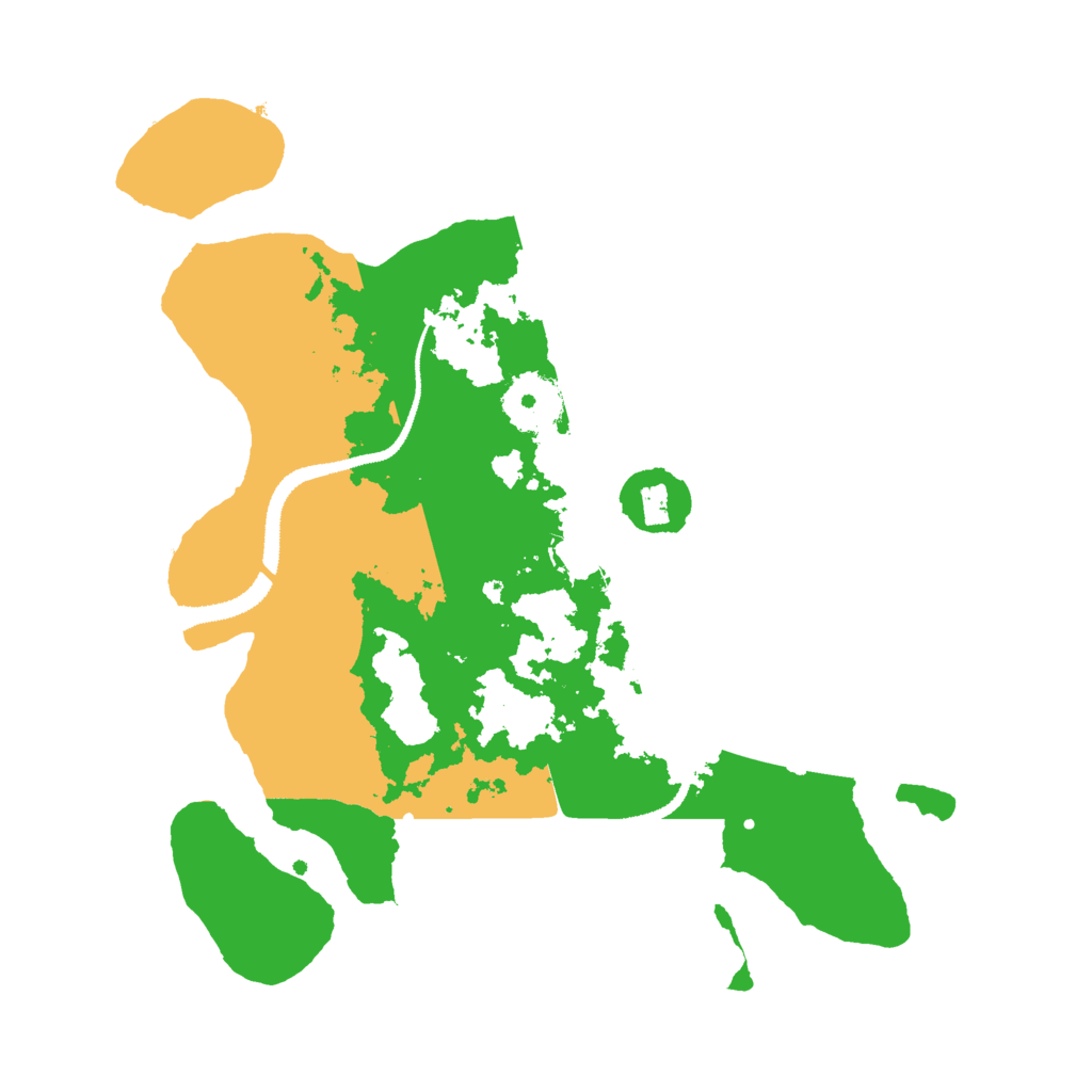Biome Rust Map: Procedural Map, Size: 3000, Seed: 946470007