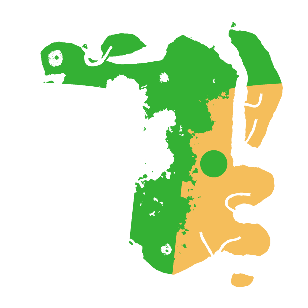 Biome Rust Map: Procedural Map, Size: 3000, Seed: 1157850036