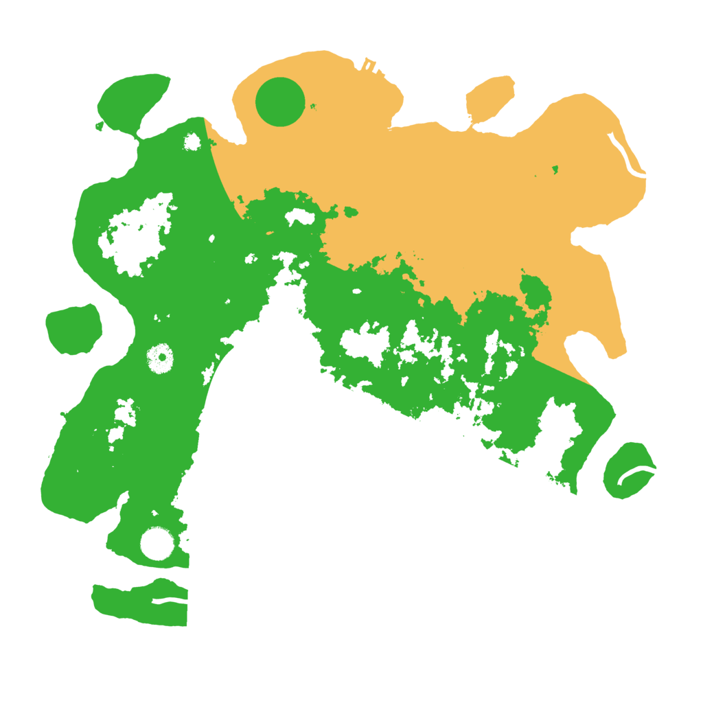 Biome Rust Map: Procedural Map, Size: 3750, Seed: 16242