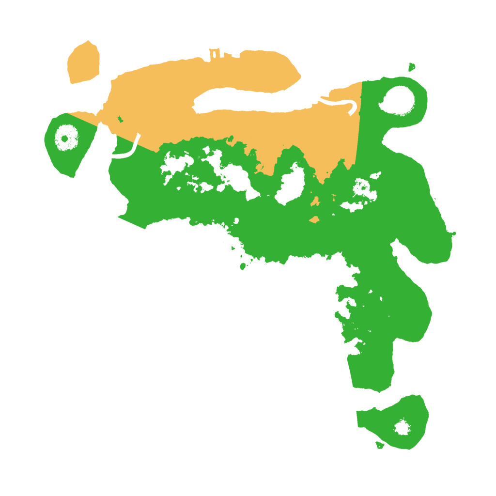 Biome Rust Map: Procedural Map, Size: 3000, Seed: 2017993690