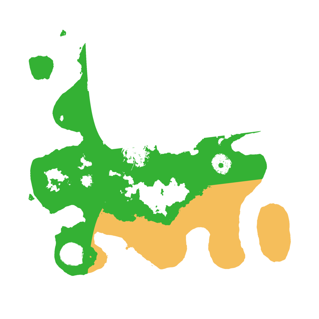 Biome Rust Map: Procedural Map, Size: 2500, Seed: 6945654