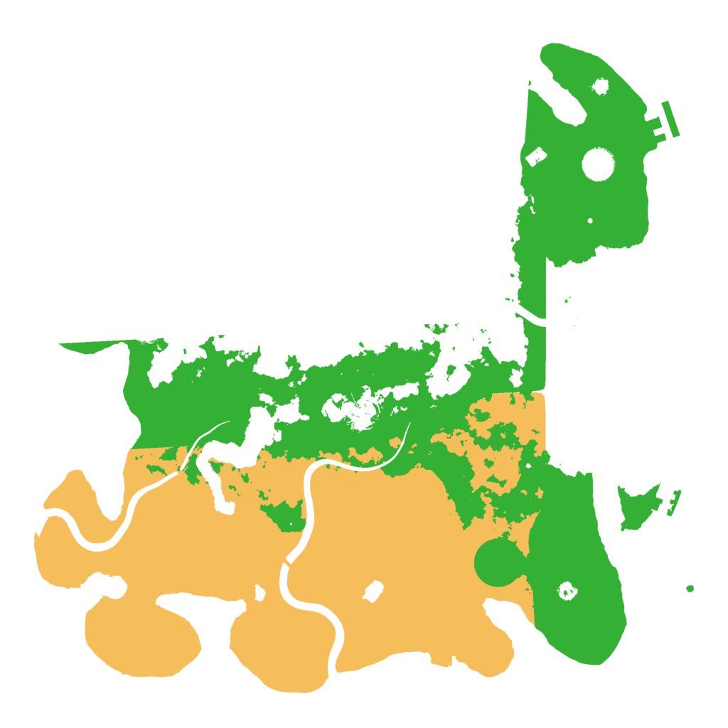 Biome Rust Map: Procedural Map, Size: 4000, Seed: 1996011358