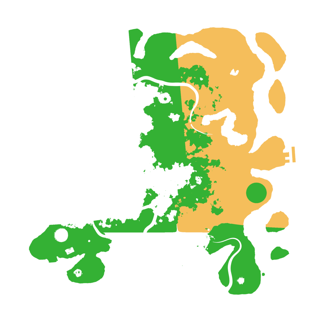 Biome Rust Map: Procedural Map, Size: 4000, Seed: 98345785