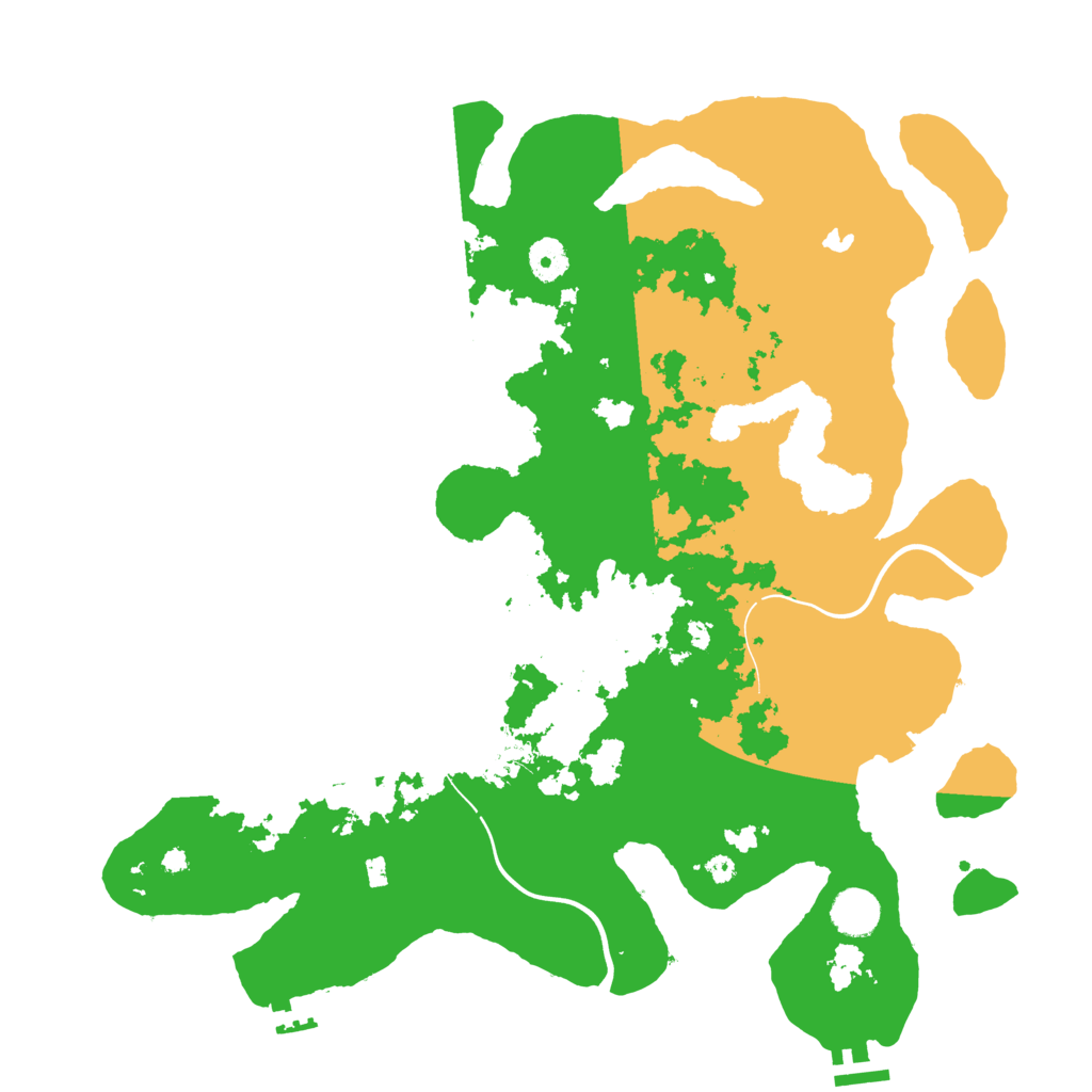 Biome Rust Map: Procedural Map, Size: 4000, Seed: 98345785