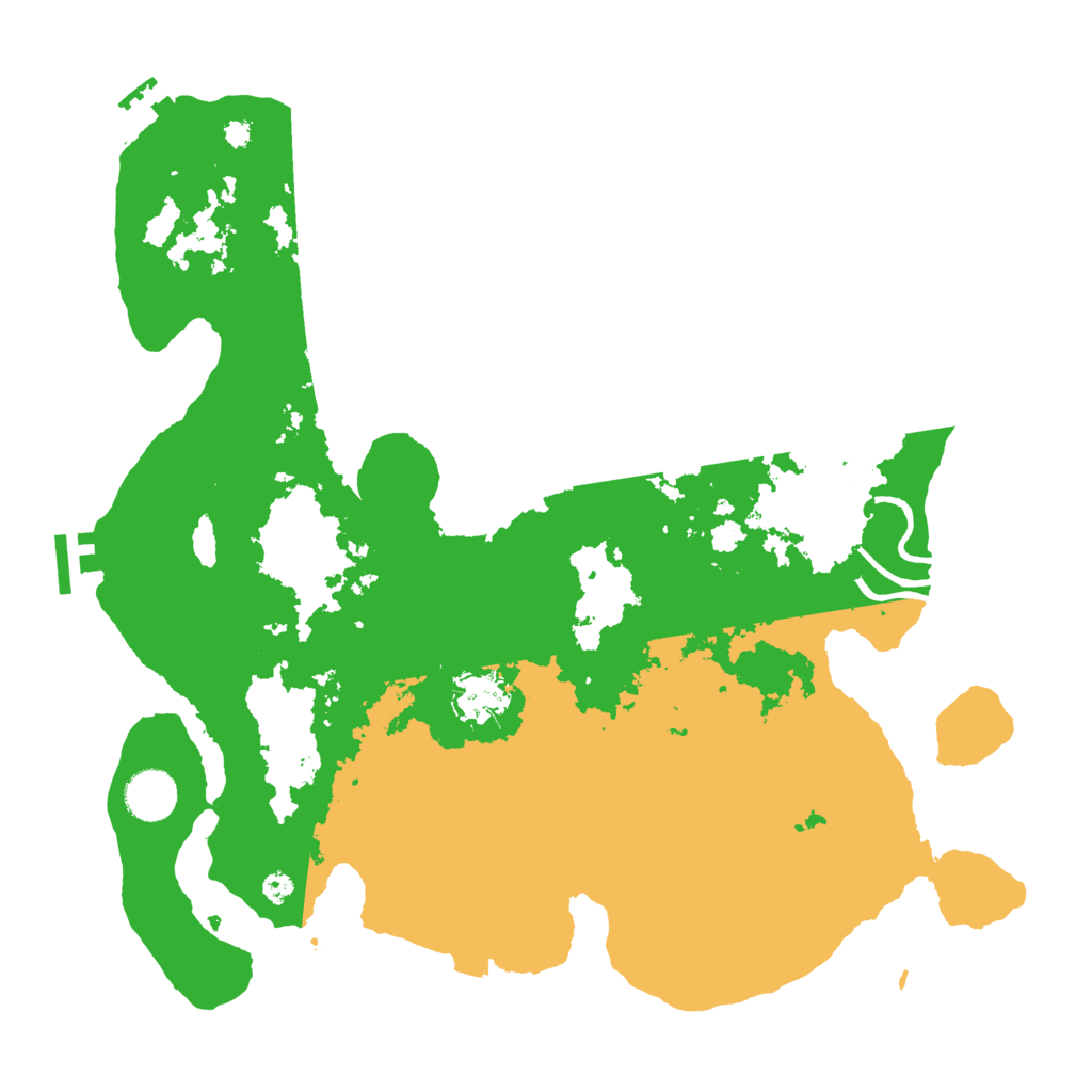 Biome Rust Map: Procedural Map, Size: 3700, Seed: 1240936501