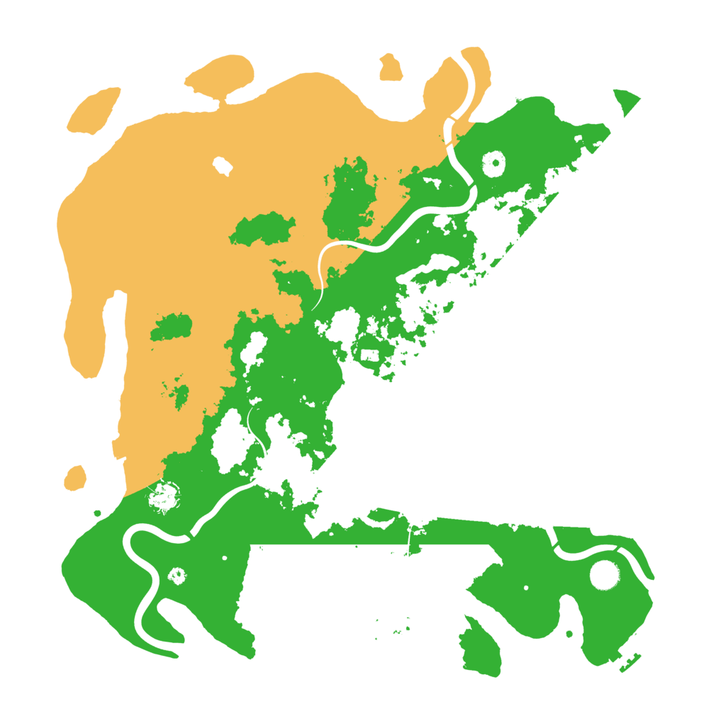 Biome Rust Map: Procedural Map, Size: 4300, Seed: 1343164171