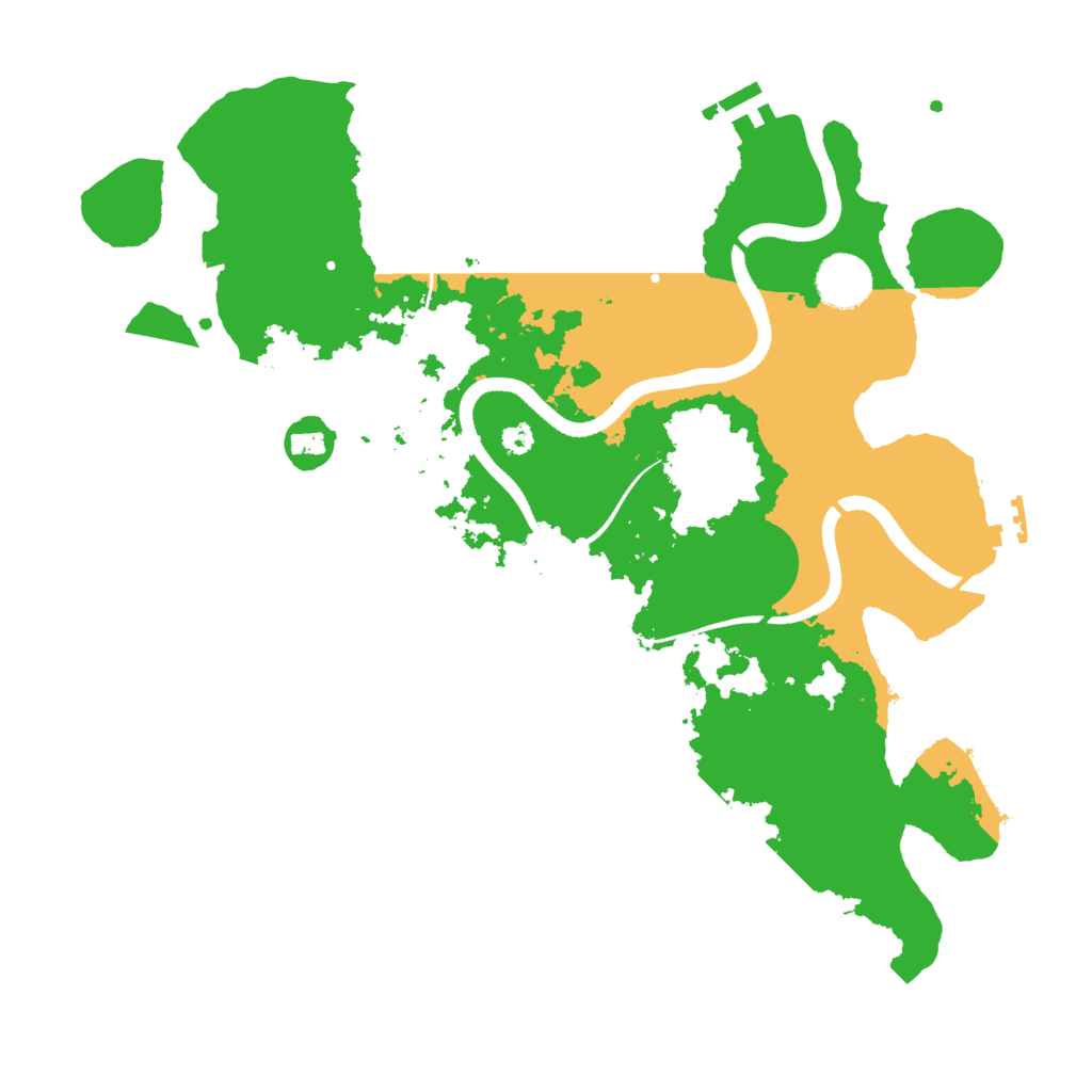 Biome Rust Map: Procedural Map, Size: 3500, Seed: 1167588670