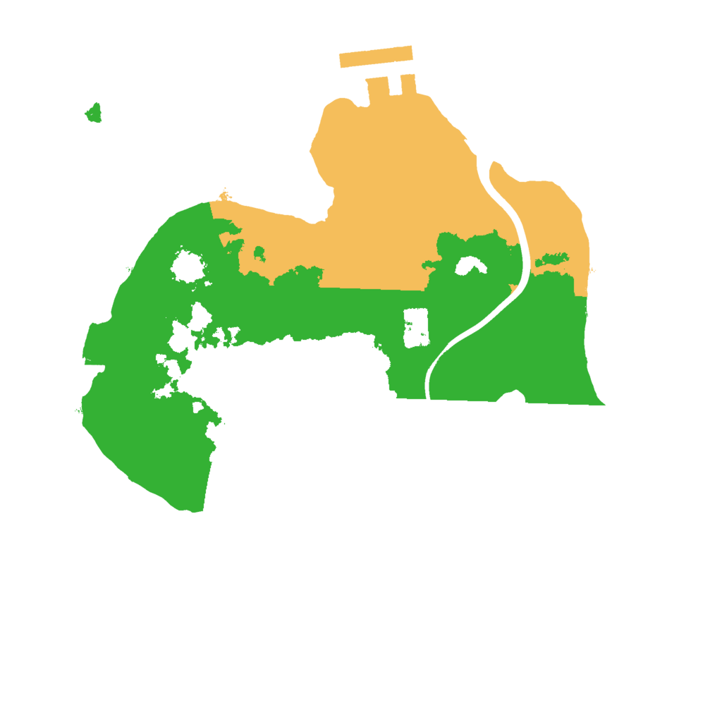 Biome Rust Map: Procedural Map, Size: 2000, Seed: 62959855