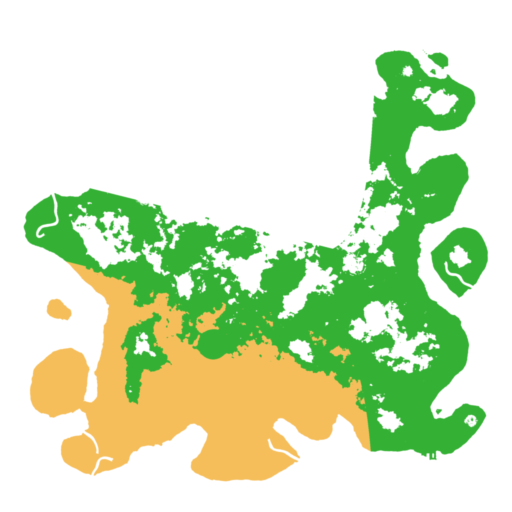 Biome Rust Map: Procedural Map, Size: 4500, Seed: 79