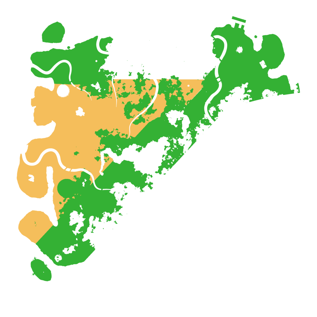 Biome Rust Map: Procedural Map, Size: 4500, Seed: 1468557