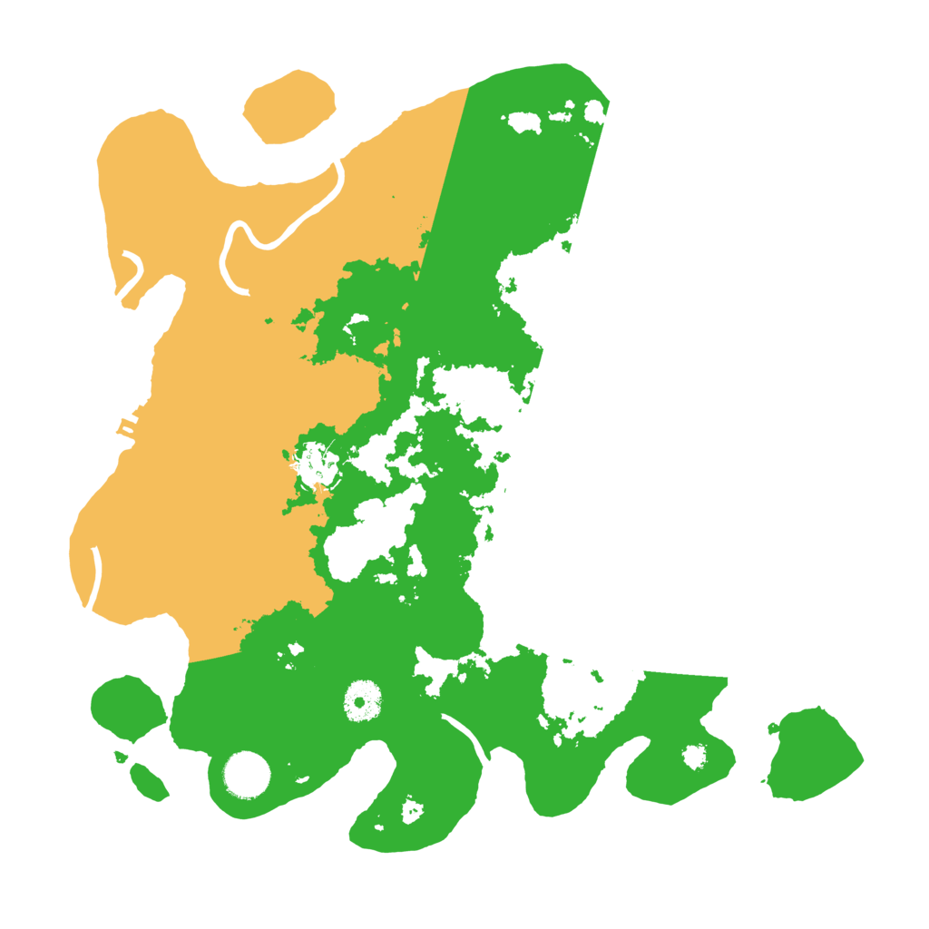 Biome Rust Map: Procedural Map, Size: 3500, Seed: 265485923