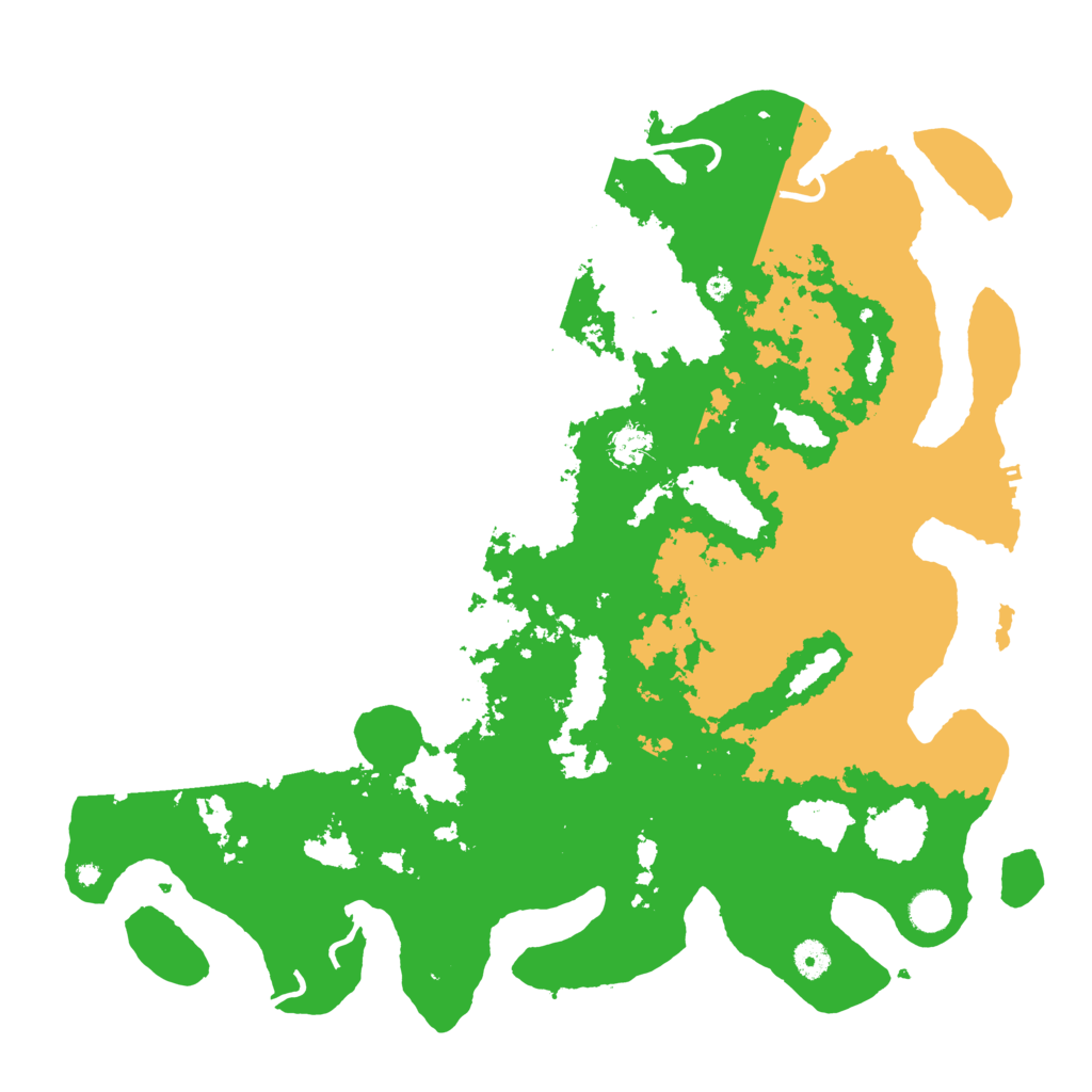 Biome Rust Map: Procedural Map, Size: 4500, Seed: 1999215790