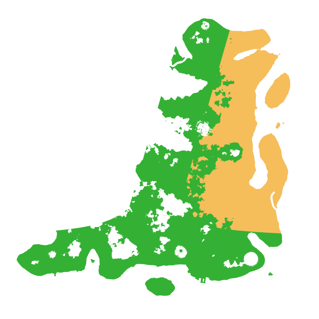 Biome Rust Map: Procedural Map, Size: 4000, Seed: 61802