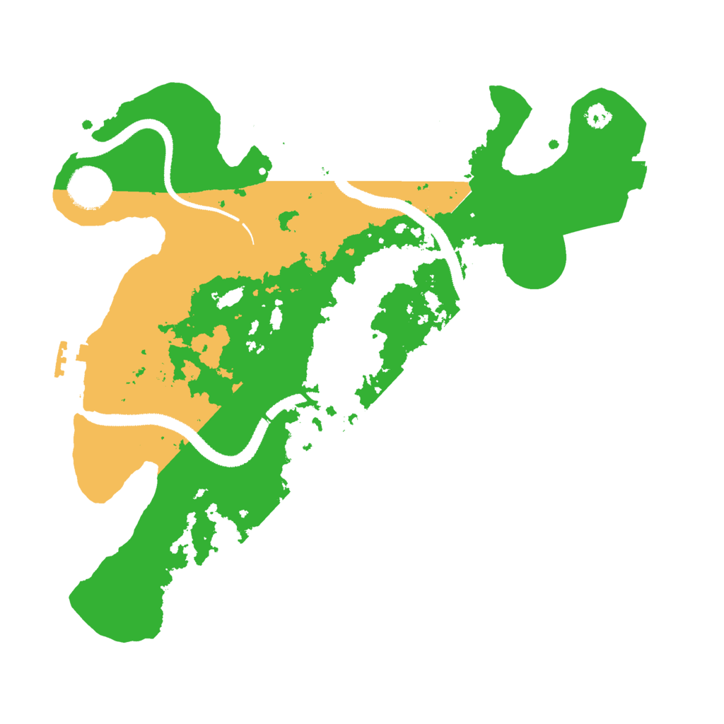 Biome Rust Map: Procedural Map, Size: 3000, Seed: 6747