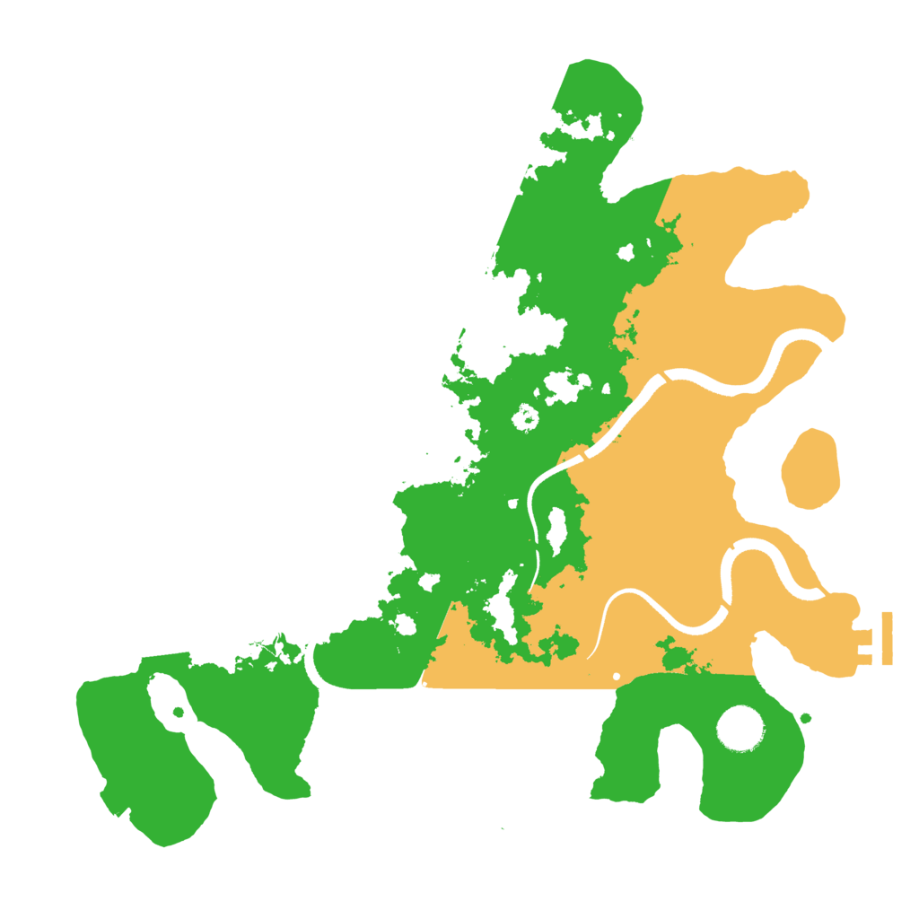 Biome Rust Map: Procedural Map, Size: 3500, Seed: 733900751