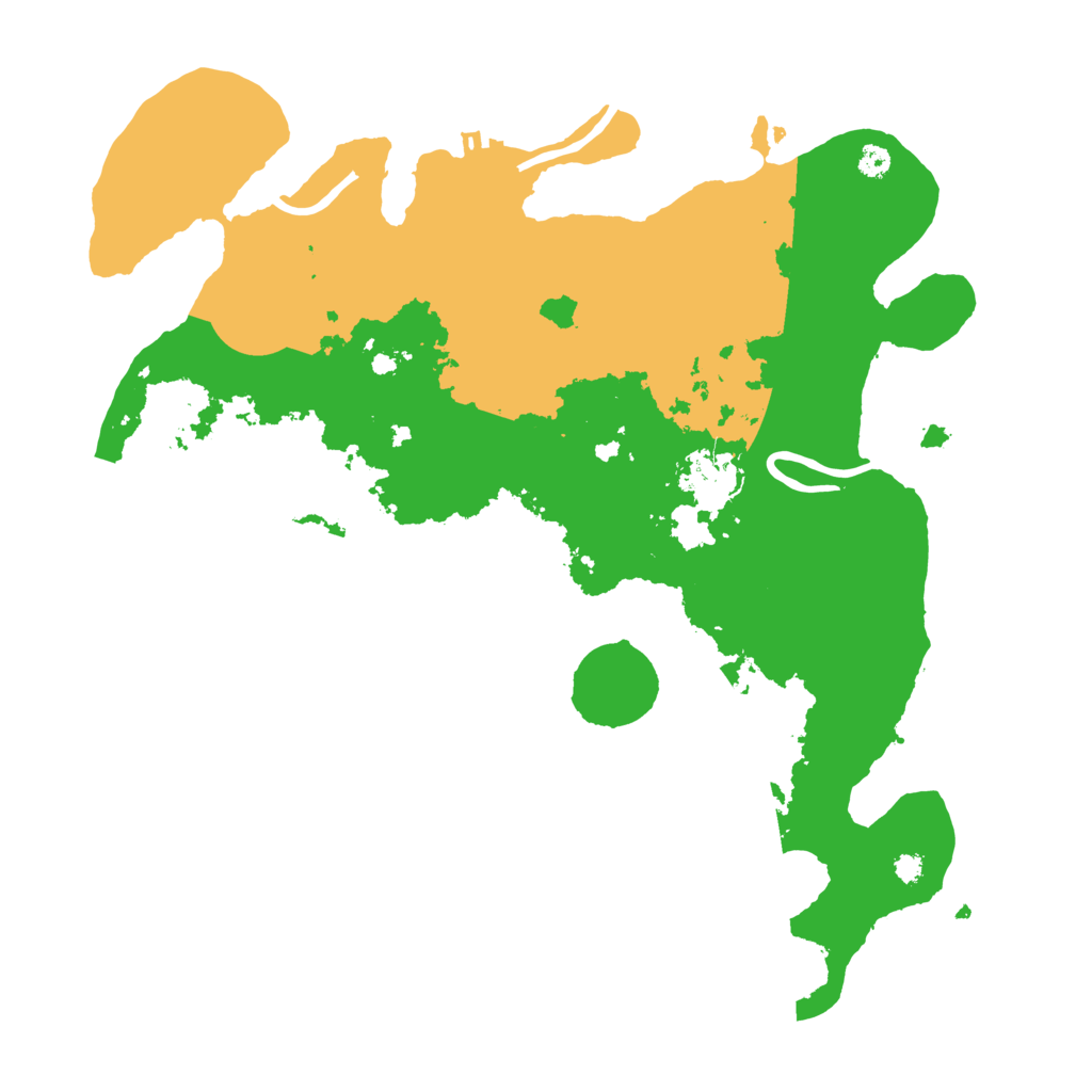 Biome Rust Map: Procedural Map, Size: 3500, Seed: 2132326230