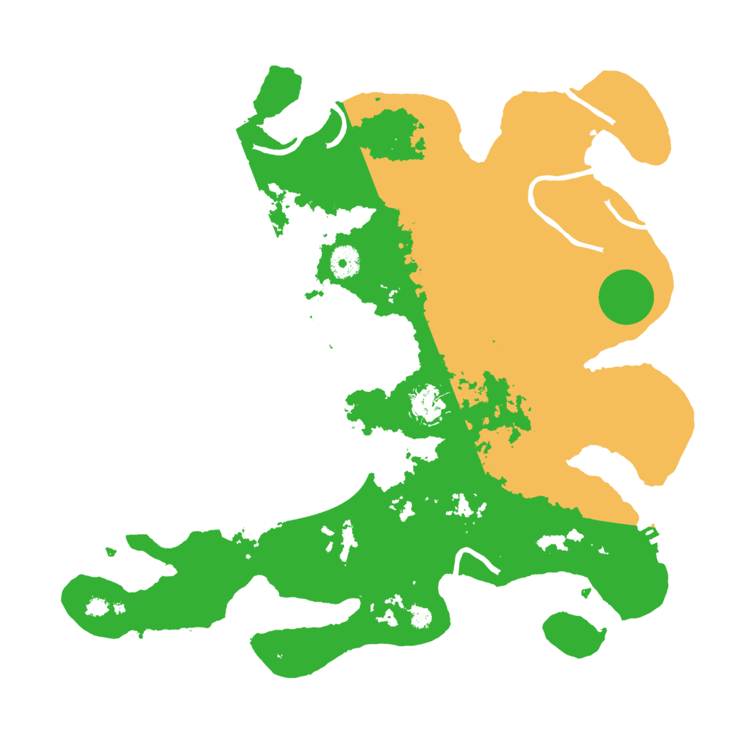 Biome Rust Map: Procedural Map, Size: 3500, Seed: 1884342958