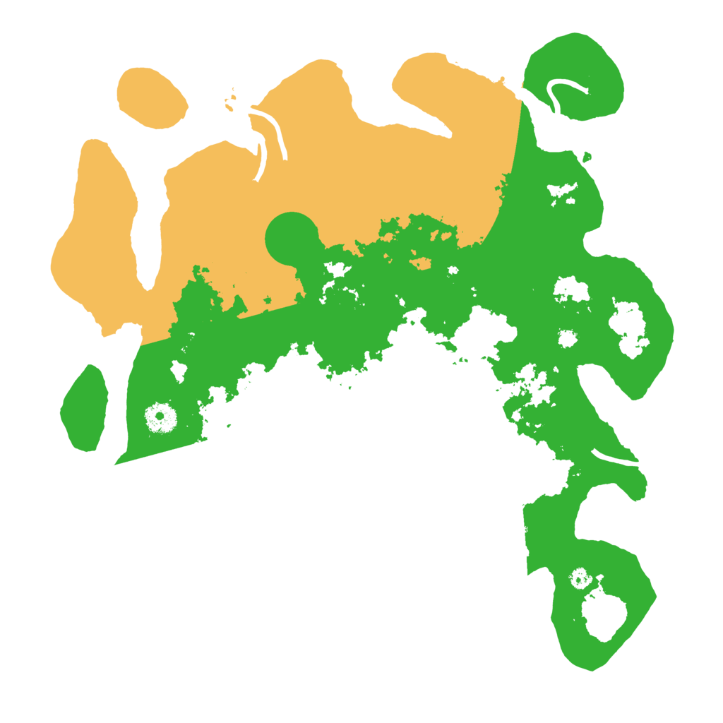 Biome Rust Map: Procedural Map, Size: 3550, Seed: 47150805